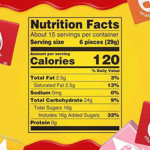 STARBURST Original Fruit Chews Chewy Summer Candy Sharing Size Bag, 15.6oz - Picture 2 of 8