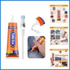 Super Adhesive Fabric Glue - 60 ML, Ideal for Patches, Rhinestones, and More