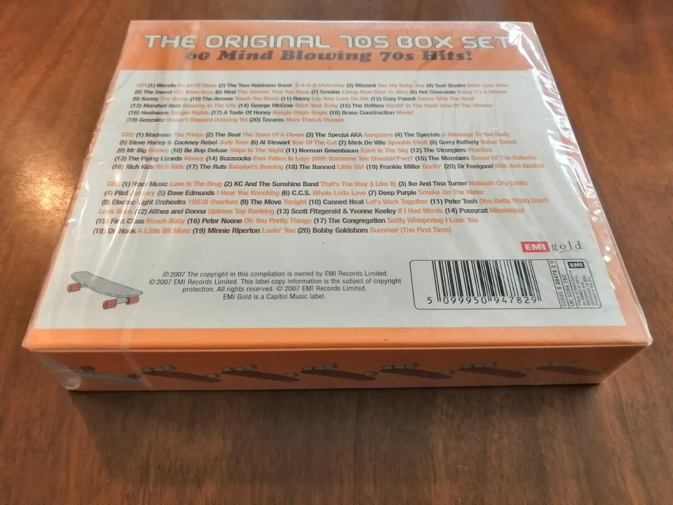 The  Original 70s Box Set / Gerry Rafferty, Blondie, KC (3CD, Nov-2007, EMI) NEW - Image 4 of 4