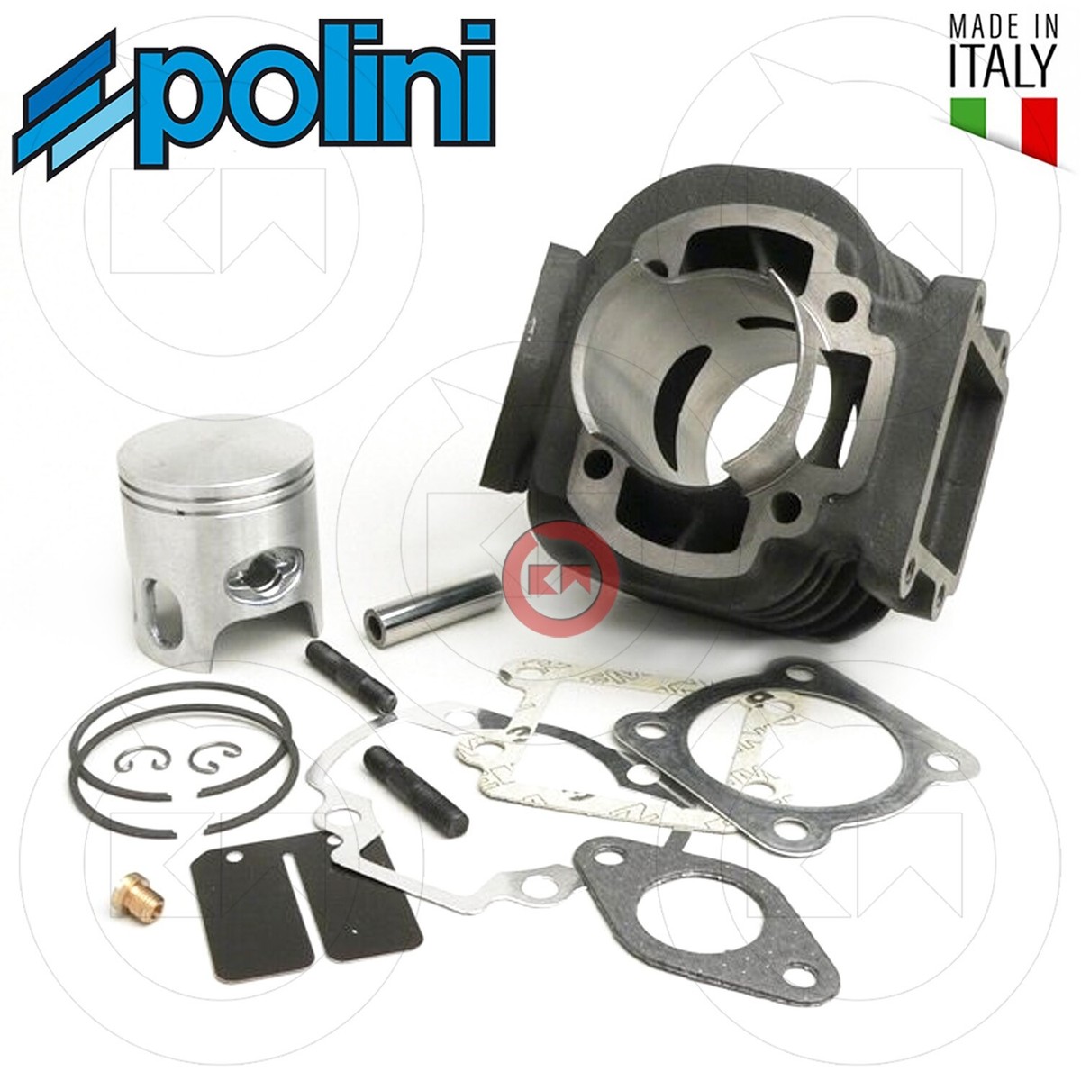 GRUPPO TERMICO POLINI CILINDRO PISTONE 75cc MBK BOOSTER