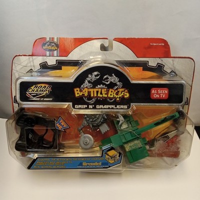 2001 Jakks Pacific Battle Bots GRIP N GRAPPLERS Grendel Figure New N Box