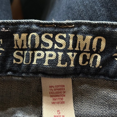 Mossimo Supply Co. Women's Capri Jeans Size 5 Dark Wash Stretch Cotton Blend - Picture 3 of 5