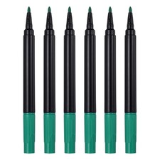 Chalk Board Marker Pens, 6 Pcs Liquid Chalk Markers Erasable, Dark Green