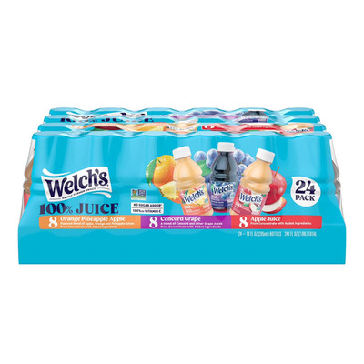 Welch's 100% Juice Variety Pack 10 fl. oz., 24 pk.