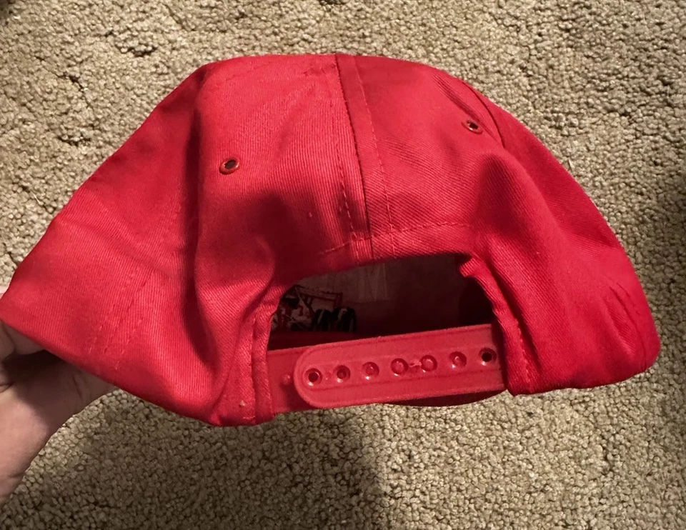 VTG MARLBORO RACING TEAM '92 RED SNAPBACK TRUCKERS HAT F1 INDY CAR RACING EUC - Image 4 of 4