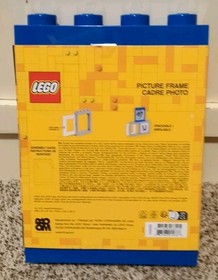 LEGO 5x7 Blue Lego Block Picture Frame which Is Stackable! #4113 New & Sealed!