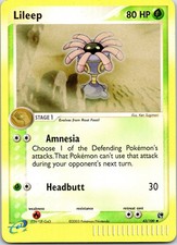 Lileep Uncommon EX Sandstorm 43/100 NM on eBay