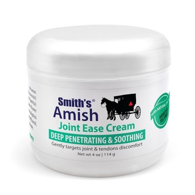 Amish Joint Ease Cream 4 oz - Soothing Relief with Arnica, Peppermint &