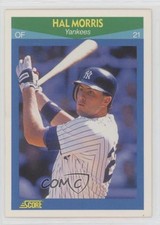 1990 Score Rising Stars Hal Morris #87 0qr0