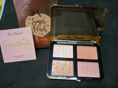 Too Faced Sugar Peach Wet & Dry Face & Eye Palette - Brand New Last Palette!