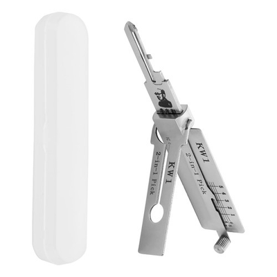 #ad Precision Hand Grav 2in1 Pick Tools 304 Stainless Steel Key Decoder Model KW1 $24.70