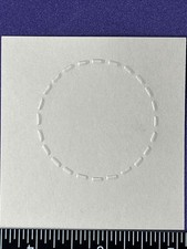 Stitched Frame Embossing Folder Cuttlebug Provo Craft Card Making Scrapbooking