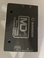 Samson S-Max MD1 Passive Mono Direct DI Box,18Hz–40kHz, 0dB/-15dB