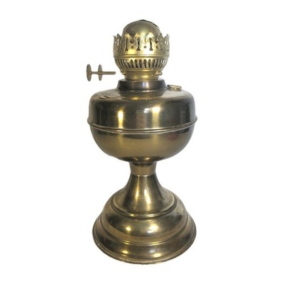 Vintage Messing Öllampenfuß | Petroleum Tischlampe | klassisch traditionell