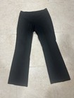 Powder Blue Black White Pinstripe Trousers Dress Pants Size Small — photo 1