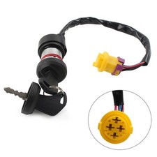 Ignition Key Switch For Linhai Bighorn 260 300 400 ATV Waterproof 30110 27457