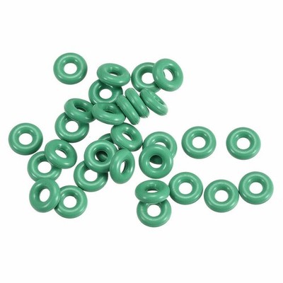 30Pcs 6mm x 1.9mm Rubber Gasket O Ring Sealing Ring Heat Resistant Green KD #yi