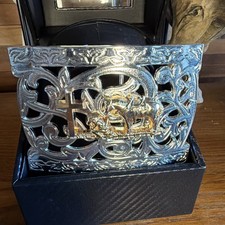 Praying Cowboy Rodeo Western Belt Buckle Hebilla Vaquera Con Vaquero Orando