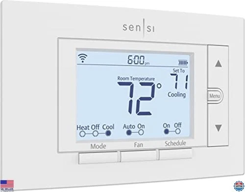 Sensi Smart Thermostat, 100 Years Of Expertise, Wi-Fi, Data Privacy, Premium