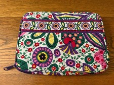 VERA BRADLEY Mini Tablet E-Reader Sleeve Case VIVA LA VERA EUC  NWOT.