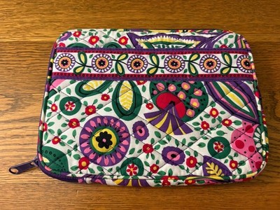 VERA BRADLEY Mini Tablet E-Reader Sleeve Case VIVA LA VERA~EUC ~ NWOT.
