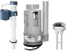 Dual Flush Valve Replacement Kit for One-Piece Toilets - Includes 3-Inch Dual Fl
