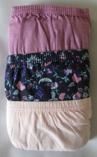 Jockey Elance 100 Cotton French Cut Underwear - Women's Size 8 - 3 Pack - New