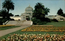 Conservatory Golden Gate Park San Francisco California vintage postcard w628
