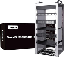 12U Server Cabinet, 10 Inch Server Rack for Network, Servers, Audio, and Video E