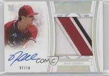 2022 Panini Flawless Rookie Signatures 2/10 Nick Lodolo #RCP-NL Patch Auto 0wl1