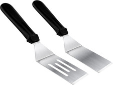 Metal Spatulas for Kitchen Use, 2 Pieces Professional Serving Spatula with Heat