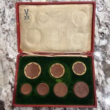 Germany porcelain coins set 1920, UNC, "Federal state of Saxony (1917 - 1922)"