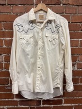 Vintage 1950s 60s Pilgrim Western Pearl Snap Shirt Pattern Men  s S