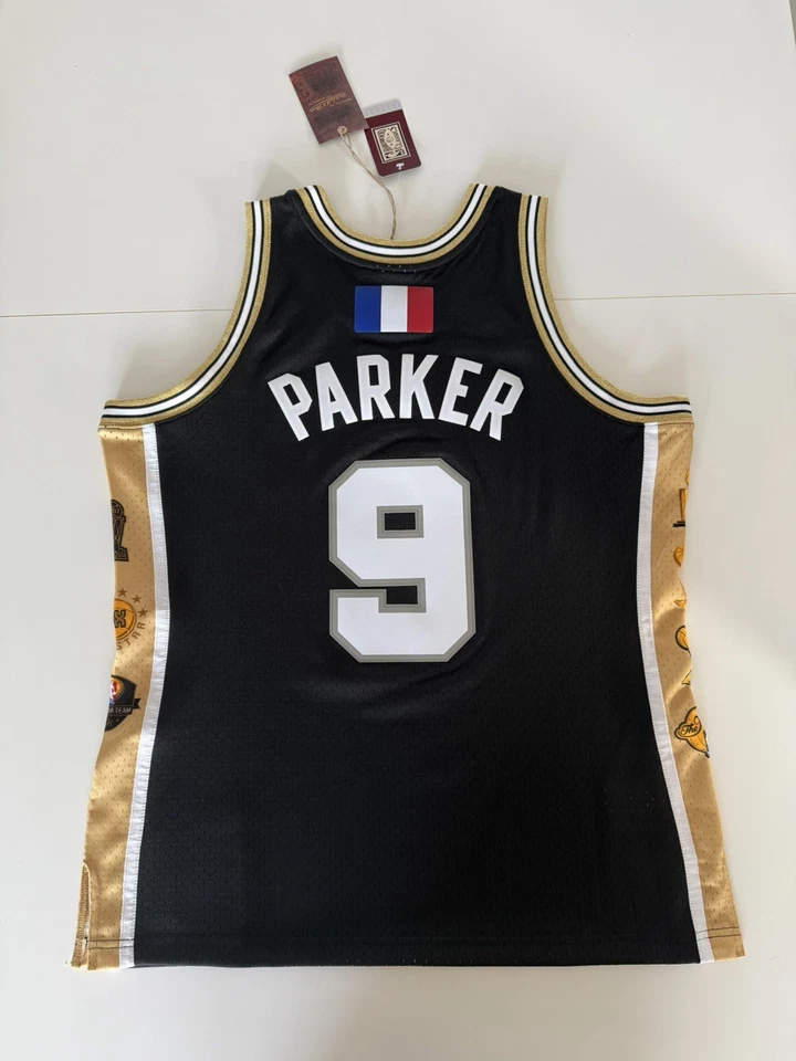 Maillot basketball Tony Parker Spurs collector - Photo 2/4