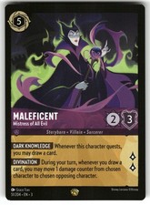 Maleficent - Mistress of All Evil 51/204 Legendary Into the Inklands Lorcana NM