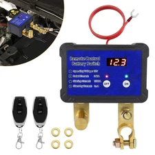 Kill Switch for Car 12V 240A Remote Battery Disconnect Switch with Led Voltag...