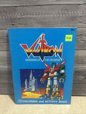 Voltron Defenders Of The Universe Vtg 1985 Coloring and Activity Book