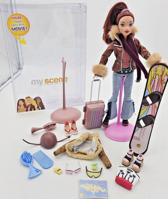 RARE MY SCENE Chelsea Red Hair BARBIE DOLL With Accessories Clothes OOAK Bundle