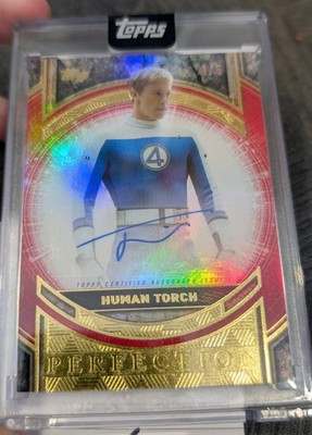 Topps Marvel the Collector Joseph Quinn Human Torch Auto Red 1/5 color match!!