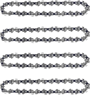 4 Pack 8 Inch Chainsaw Chains Replacement 1/4'' Pitch 47 Drive Links .043'' Gauge
