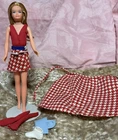 Vintage Barbie Growing Up Skipper Doll with original outfit working