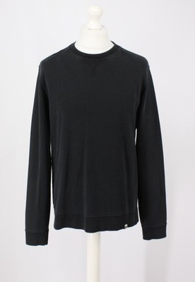 PRETTY GREEN HERREN CLEMENTS SWEATSHIRT RUNDHALSAUSSCHNITT GRÖSSE S SCHWARZ UVP £59,95 IB