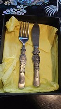 SESAME STREET 2 Pc Childs Set Gorham Stainless Japan Excellent Flatware Muppets