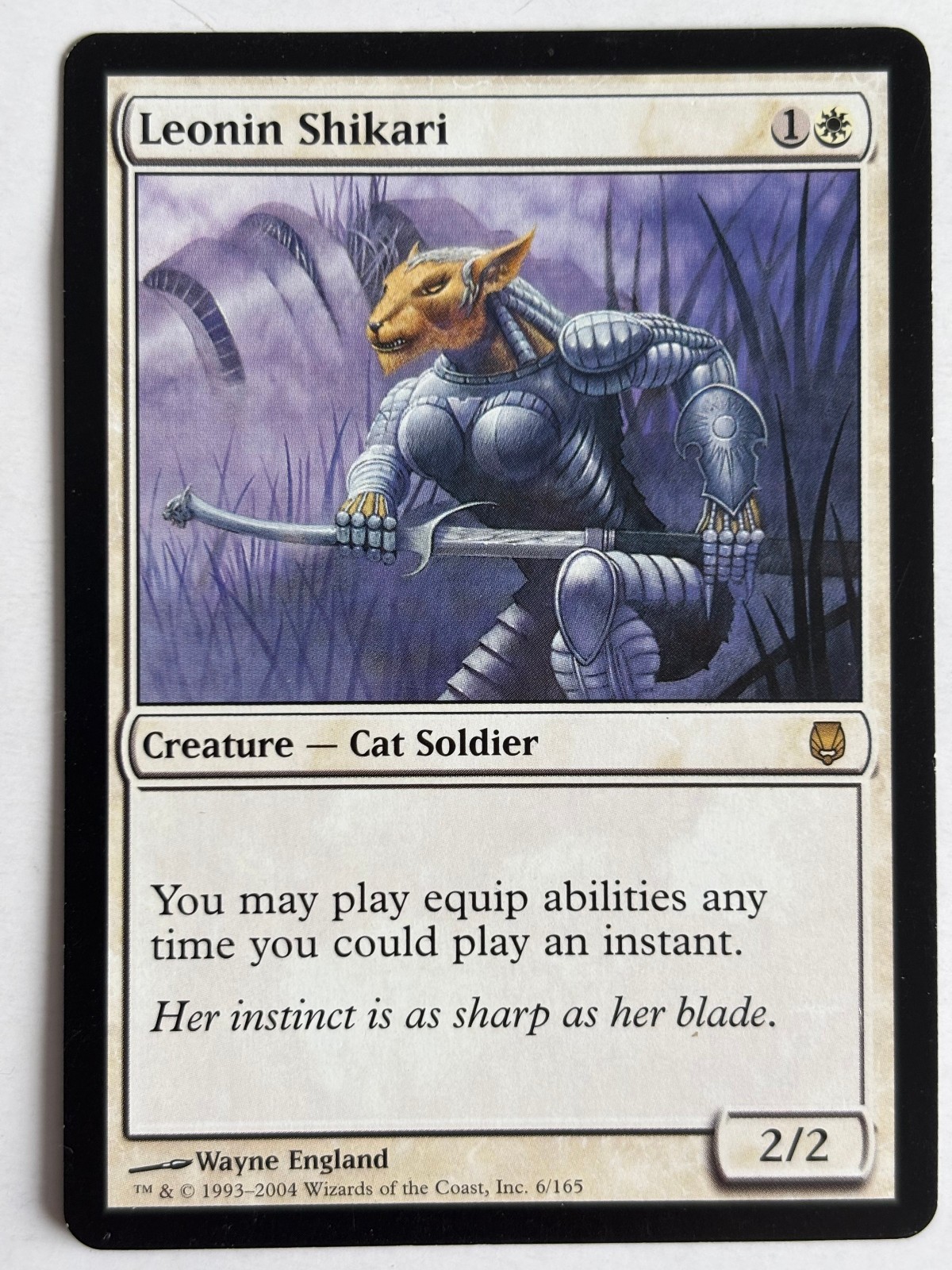 Leonin Shikari Darksteel MTG Magic the Gathering LP