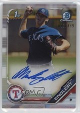 2019 Bowman Chrome Prospects Refractor 93/499 Mason Englert #CPA-ME Auto 4z8