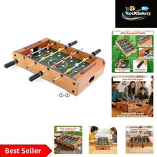 Compact 20-Inch Foosball Table with Balls  Score Keeper - Perfect for Home Fun