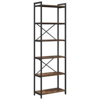 BüCherregal GeräUcherte Eiche 60X30X189,5 Cm Holzwerkstoff Standregal