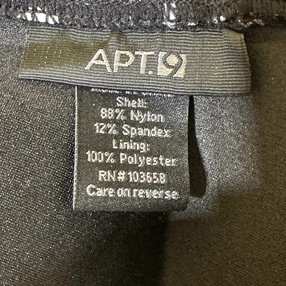 NWT Apt. 9 Essentials Ladies' Push Up Bra Top Black White Polka Dot Print NEW XL - Image 4 of 4