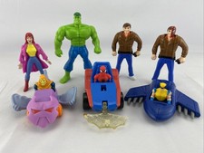1995 McDonald's Happy Meal Toy Lot SPIDER-MAN 7 COOL Toys Spider Man Doc OC