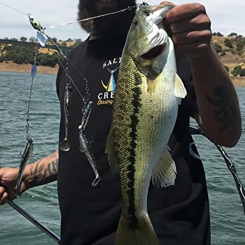 4Pack Premium18g 5 Arm Alabama Rig Head Umbrella Fishing Group Lures Bass Swimmi - Image 2